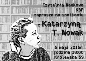 Spotkanie autorskie - Biblioteka Główna KBP, Czytelnia Naukowa, Kraków, Królewska 59